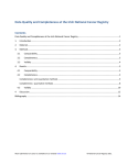 Data Quality and Completeness at the Irish National Cancer Registry