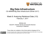 Big Data Infrastructure