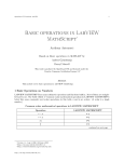 Basic operations in LabVIEW MathScript