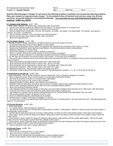 AC Geophysical Science Study Guide