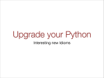Upgrade your Python
