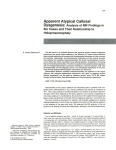 Apparent Atypical Callosal Dysgenesis