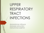 upper respiratory tract infections