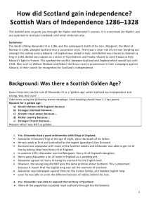 Scottish Wars of Independence 1286–1328