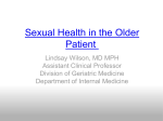 Sexual Health in the Older Patient