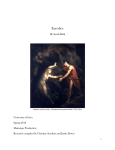 Variations on the Myth of Orpheus and Eurydice