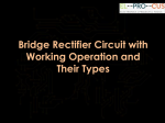 Bridge Rectifier Circuit with Working Operation and
