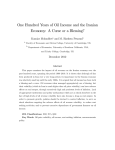 One Hundred Years of Oil Income and the Iranian Economy: A