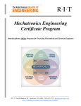 Mechatronics Engineering Certificate Program