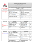 degree path - Western Kentucky University