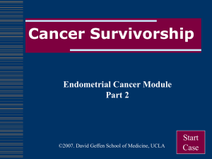 Cancer Survivorship - David Geffen School of Medicine at UCLA
