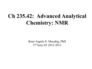 1 Intro and history of NMR