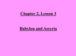 Soc. St. Ch2 Les3 Babylon and Assyria