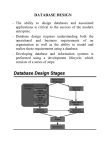 DATABASE DESIGN