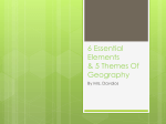 5 Themes Of Geography - Mater Academy Charter Middle/ High