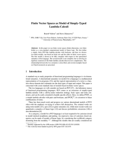 Finite Vector Spaces as Model of Simply-Typed Lambda