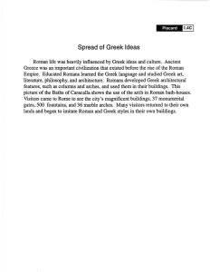 Spread of Greek Ideas