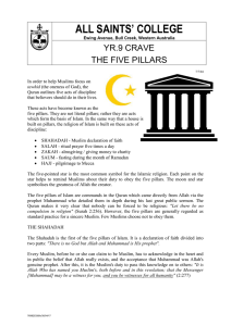 The Five Pillars of Islam - Dialogue Australasia Network