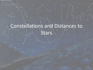Constellations and Distances to Stars