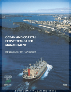 ocean and coastal ecosystem-based management