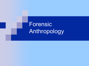 Forensic Anthropology