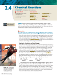 2.4 Chemical Reactions