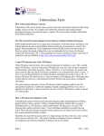 Tuberculosis - Tarleton State University