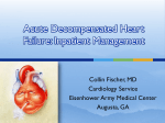 Acute Decompensated Heart Failure: Inpatient Management