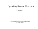 Operating System Overview
