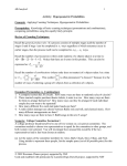 Hypergeometric Probabilities