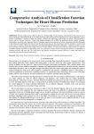 Comparative Analysis of Classification Function Techniques for