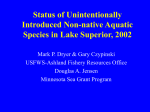 Unintentional Introductions of Non-native Species to the Great Lakes
