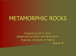 Metamorphic Rocks.