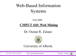Web -based Information Systems CMPUT410
