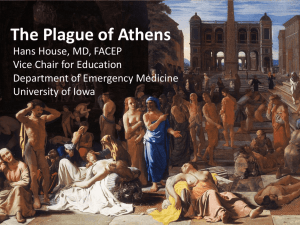 The Plague of Athens - Family Medicine Residency Program