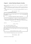 Chapter 8. Jointly Distributed Random Variables