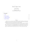 Banach Algebra Notes - Oregon State Mathematics