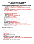 UNIT 1 STUDY GUIDE-AGE OF EXPLORATION ***Answer on