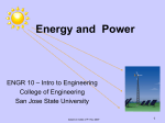Kinetic Energy - SJSU Engineering