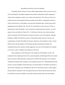 Thucydides and the Rise of the Four Hundred.