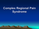 Complex Regional Pain Syndrome