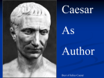 Caesar as author