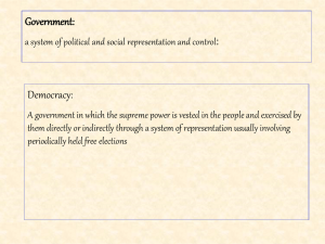 Significance to Democracy - Murrieta Valley Unified School District