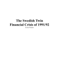 The Swedish Banking Crisis of 1991