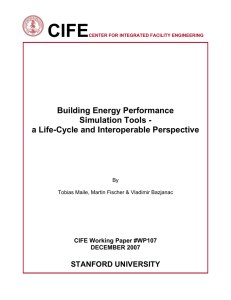 Building Energy Performance Simulation Tools - a Life