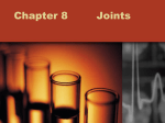 Chapter 8 Joints