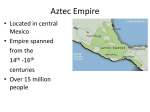 Aztec Empire - SeniorReligion