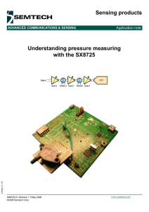 Understanding Pressure Measuring with Overview on Sensor Signal