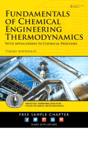 Fundamentals of Chemical Engineering Thermodynamics