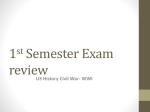 1st Semester Review - Okaloosa County School District